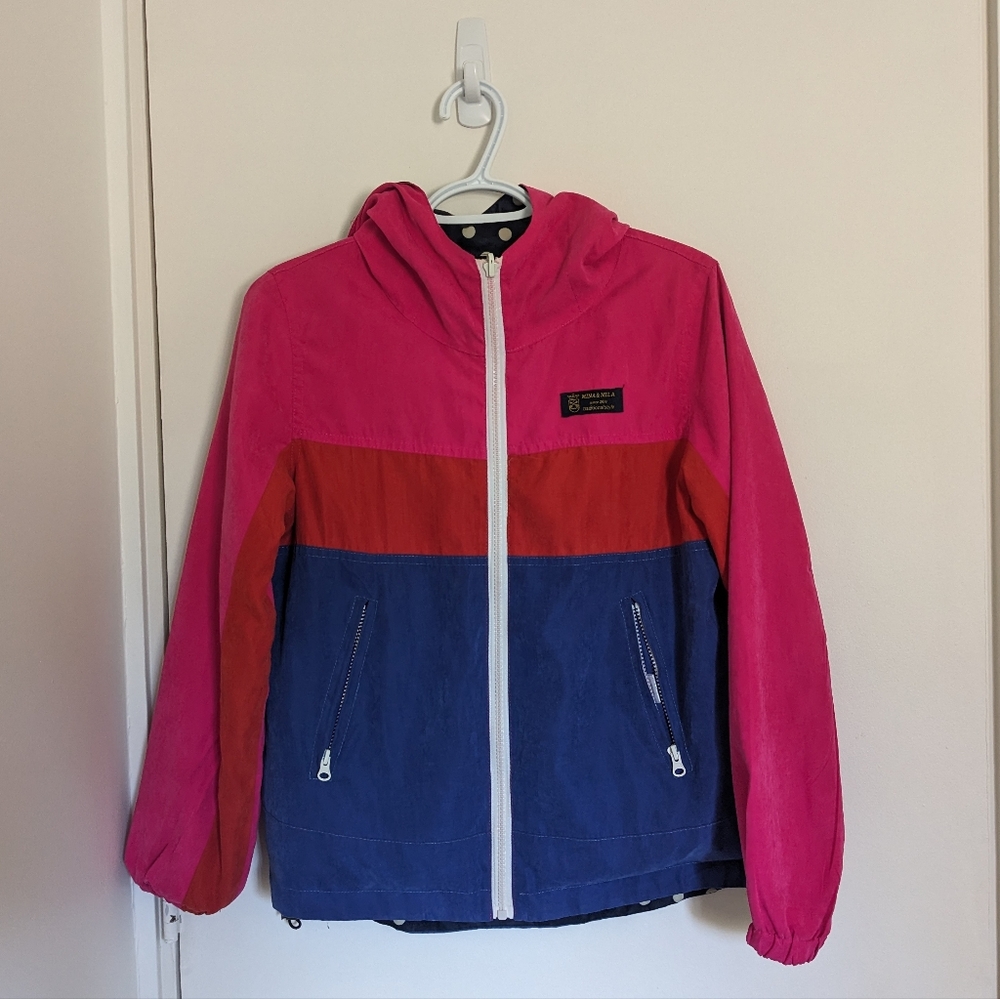 Colorblock Hooded Windbreaker